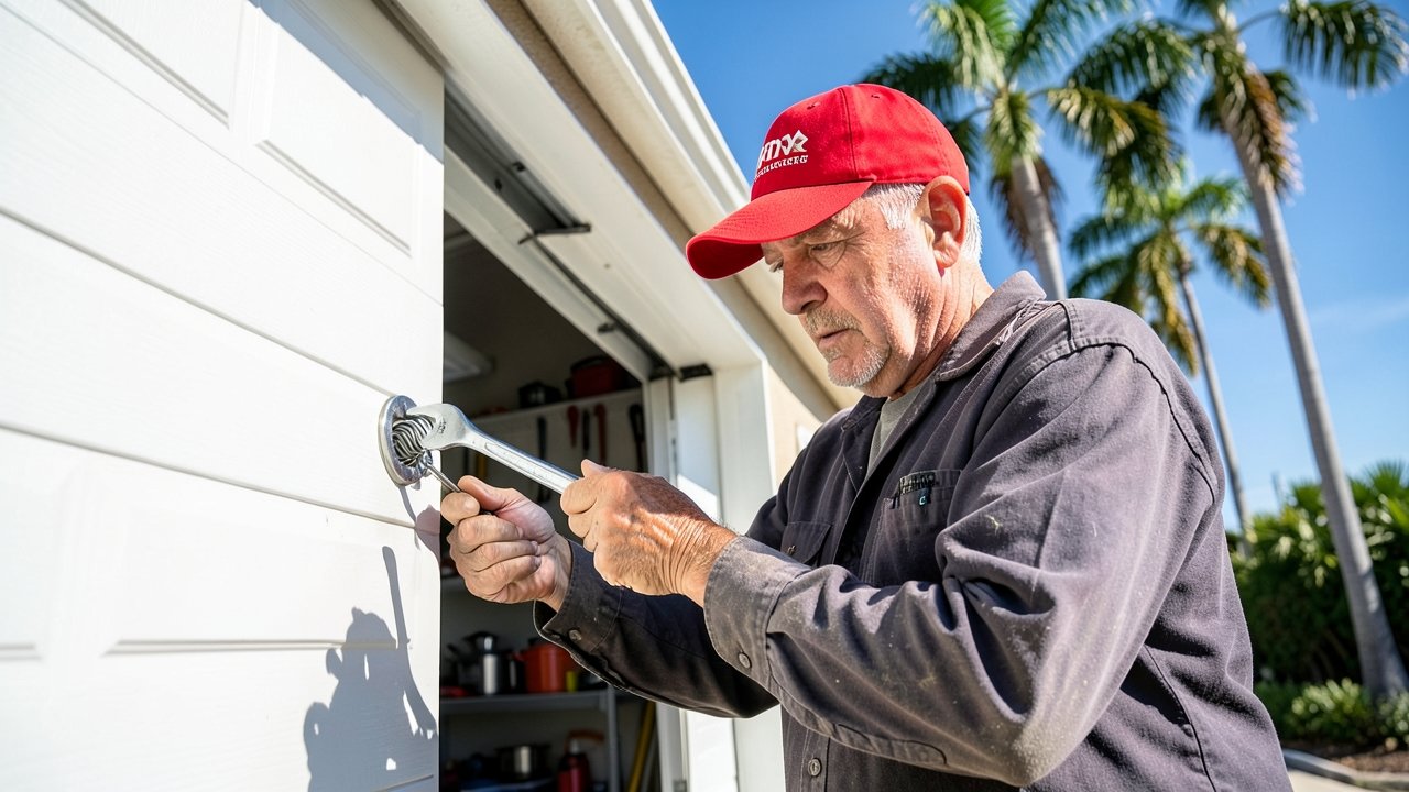 Garage door springs failing in Florida’s humidity, early signs to spot in Miami Garage door springs failing in Florida's humidity, early signs to spot in Miami